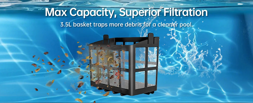 AquaBot SAT™ Pro – Robot Nettoyeur de Piscine Sans Fil, 45 000 Pa, Autonomie 150 min, Jusqu'à 200 m²