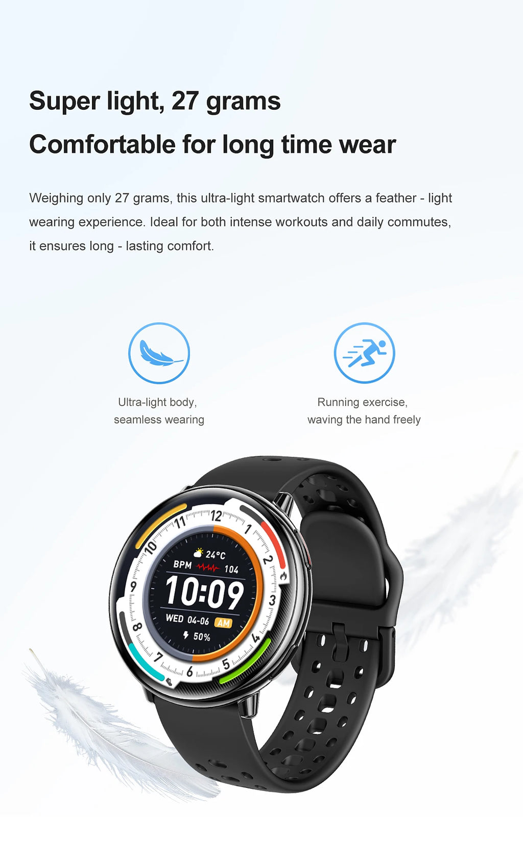 LunaWatch X™ GPS Outdoor – Montre Connectée AMOLED 1.43", GPS, Boussole, IP68, ChatGPT, 9 Sports