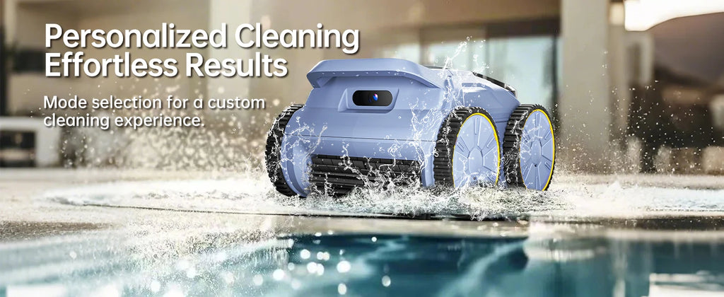 AquaBot SAT™ Pro – Robot Nettoyeur de Piscine Sans Fil, 45 000 Pa, Autonomie 150 min, Jusqu'à 200 m²