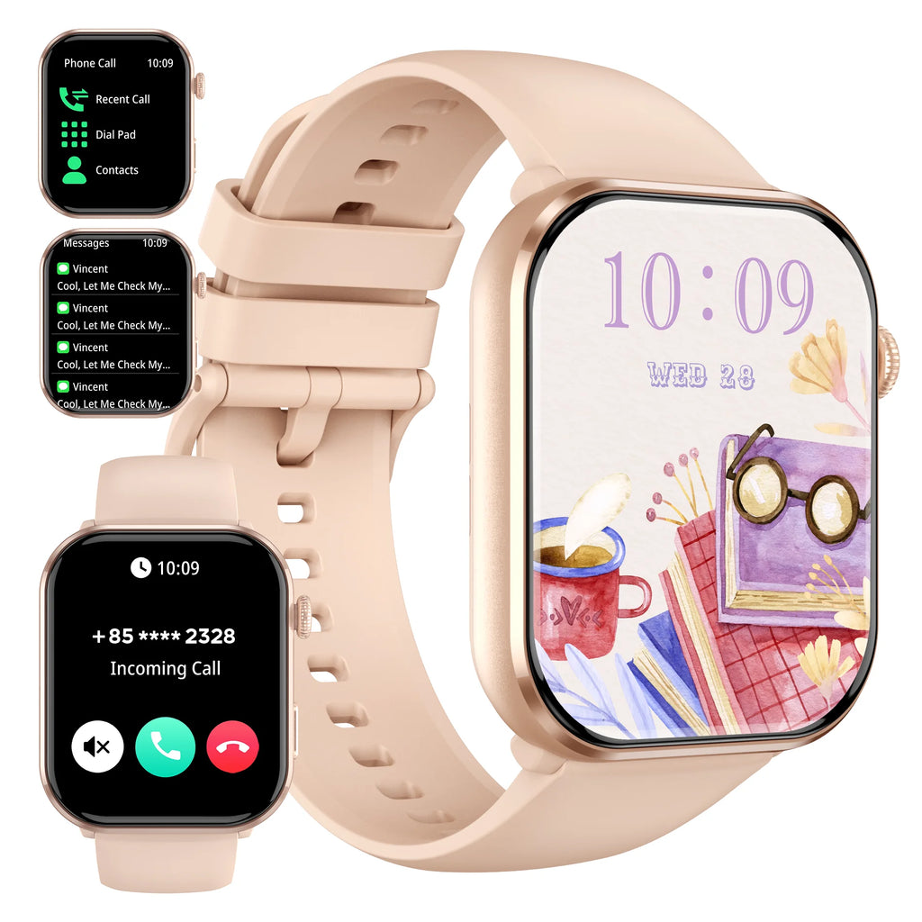 LunaWatch X™ Sport Elite – Montre Connectée AMOLED 1.96", 800mAh, Appels BT, SpO2, 3 Coloris