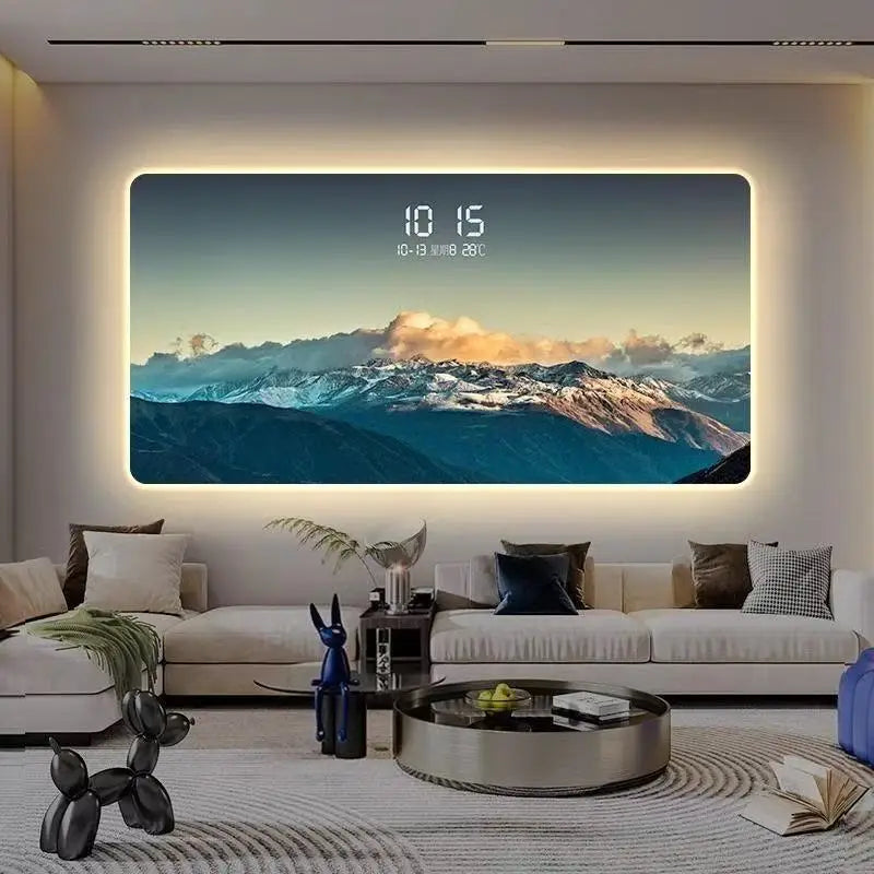 LumiWall™ – Applique Murale LED en Bois, Dimmable, Télécommande, Style Moderne