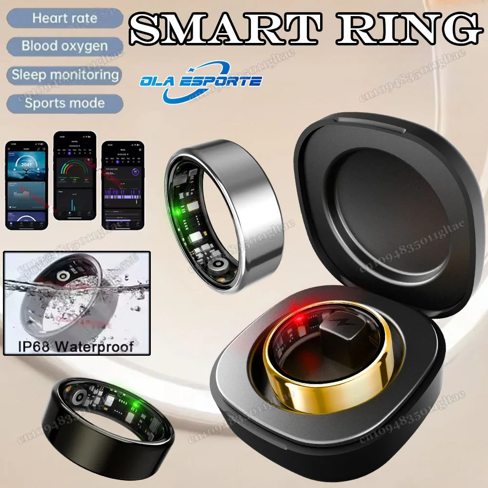 NovaRing X™ Call Pro – Bague Connectée Appels Bluetooth, FC, SpO2, 5ATM, 29 Langues