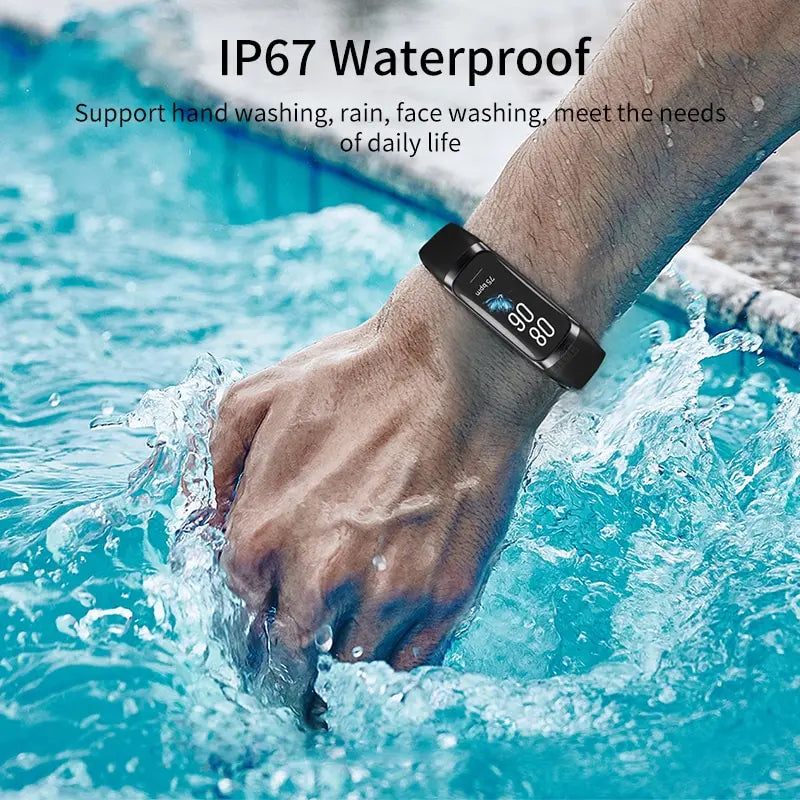 LunaFit X™ Aura – Bracelet Connecté AMOLED, IP67, FC, SpO2, 25+ Sports, 4 Coloris
