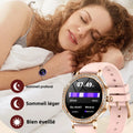 LunaWatch X™ ChatGPT – Montre Connectée Femme AMOLED 1.32", Cadran Diamant, IP68, ChatGPT, Appels BT