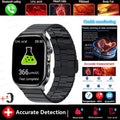 LunaWatch X™ Ultra Health Pro – Montre Connectée AMOLED 2.04", ECG, Saphir, IP68, 14-20 Jours, 13 Bracelets