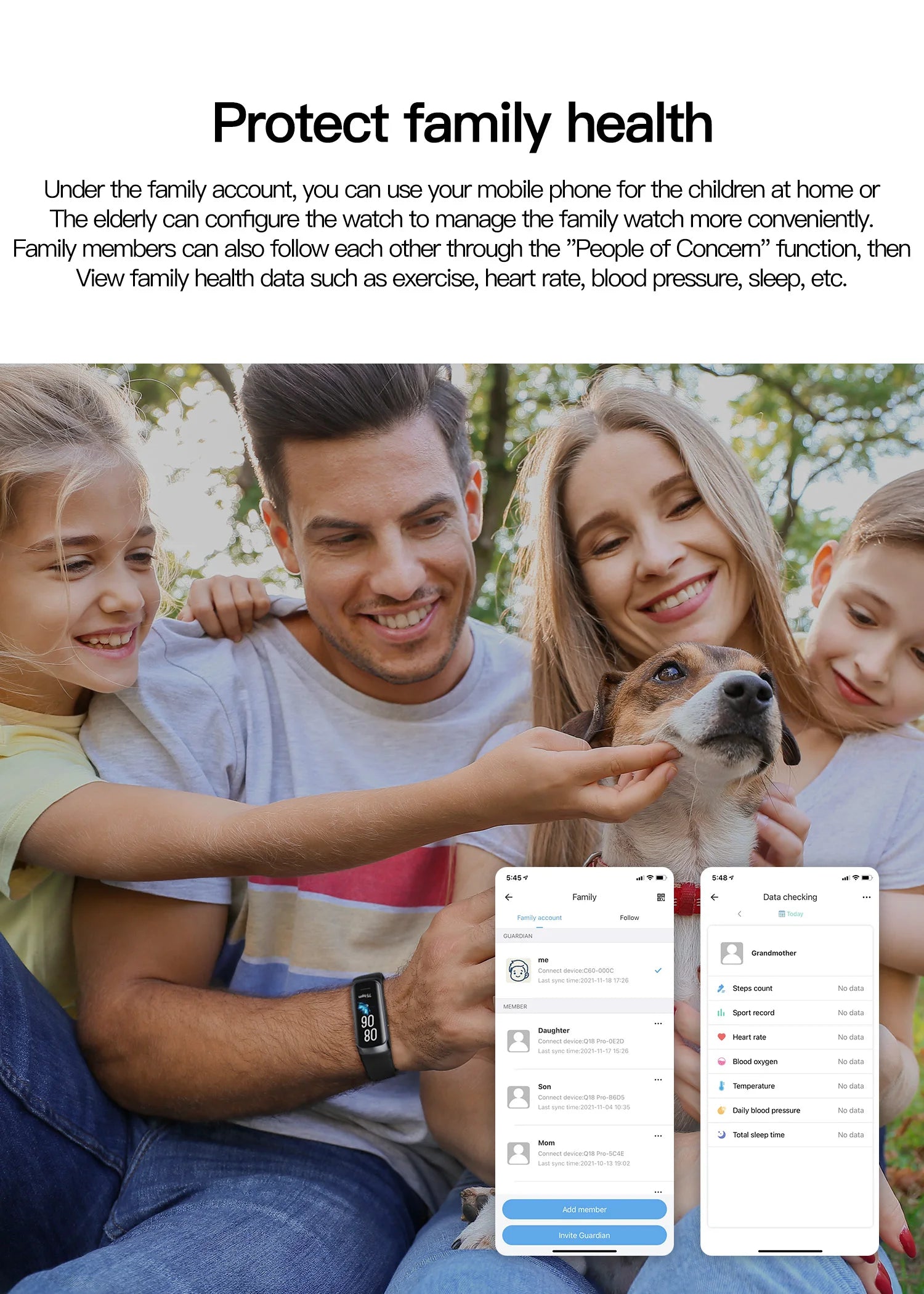 LunaFit X™ Pulse – Bracelet Connecté AMOLED, 3ATM 30m, Température, 25 Sports, 7 Jours, 4 Coloris