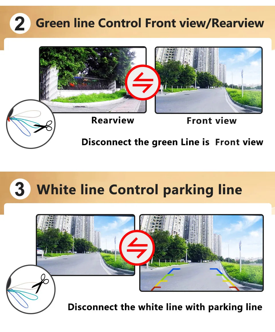RearVision Pro™ – Caméra de Recul AHD 1080P, Grand Angle 170°, Vision Nocturne, Etanche IP67
