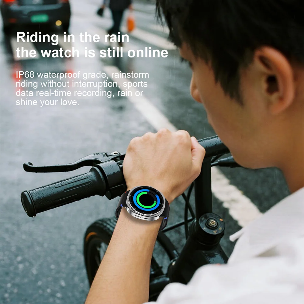 LunaWatch X™ Outdoor – Montre Connectée AMOLED 1.43", 9 Sports, Appels BT, Assistant Vocal, Charge Sans Fil