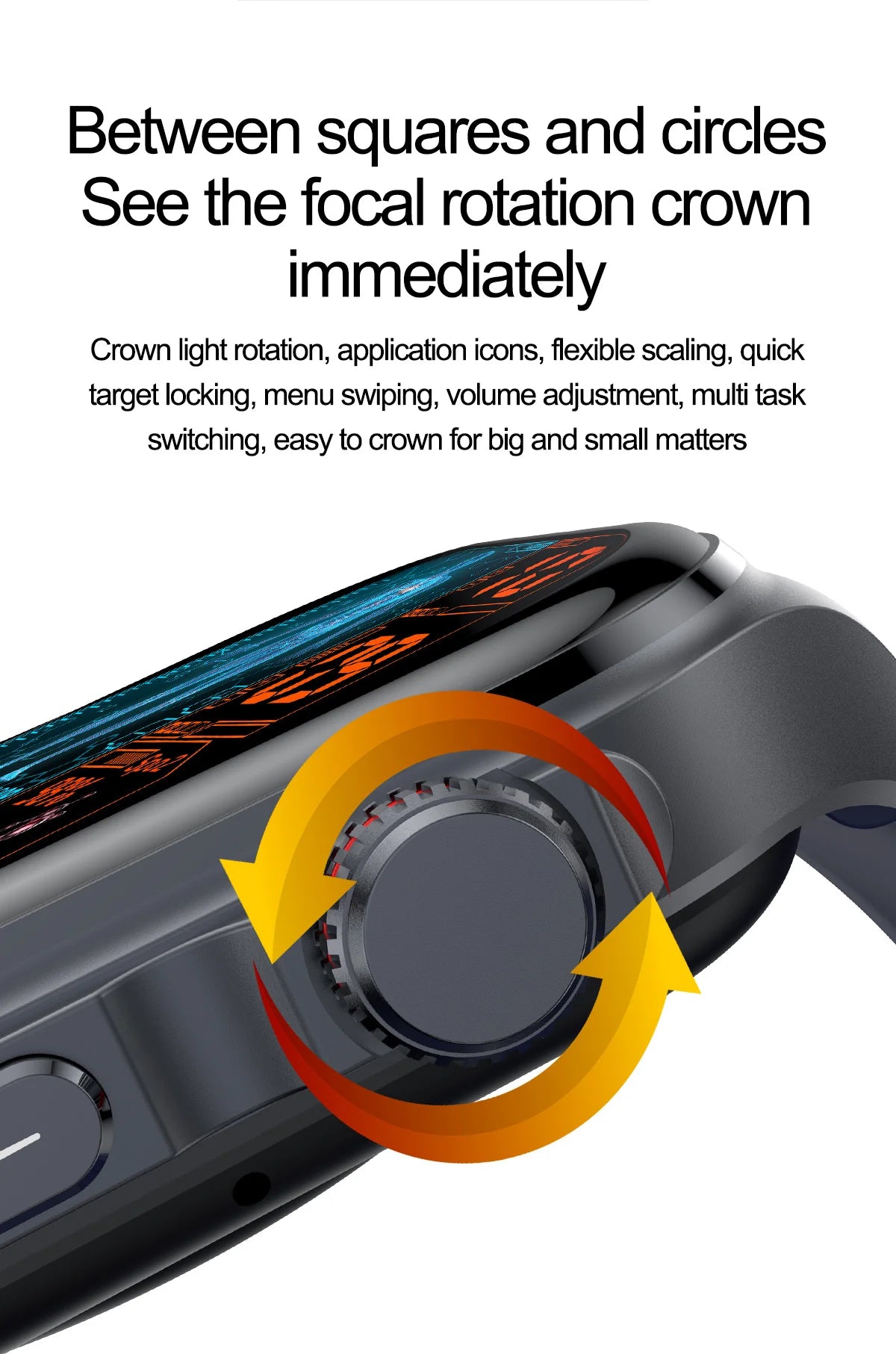 LunaWatch X™ Pro 2.04" – Montre Connectée AMOLED, ECG, NFC, Composition Corporelle, IP68, 7 Bracelets