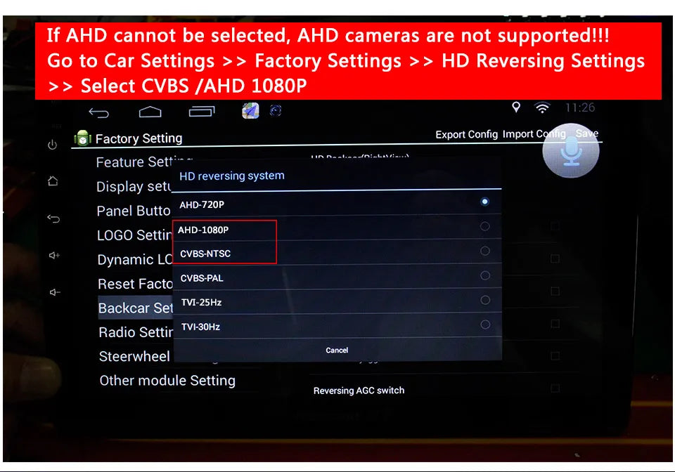 RearVision Pro™ – Caméra de Recul AHD 1080P, Grand Angle 170°, Vision Nocturne, Etanche IP67