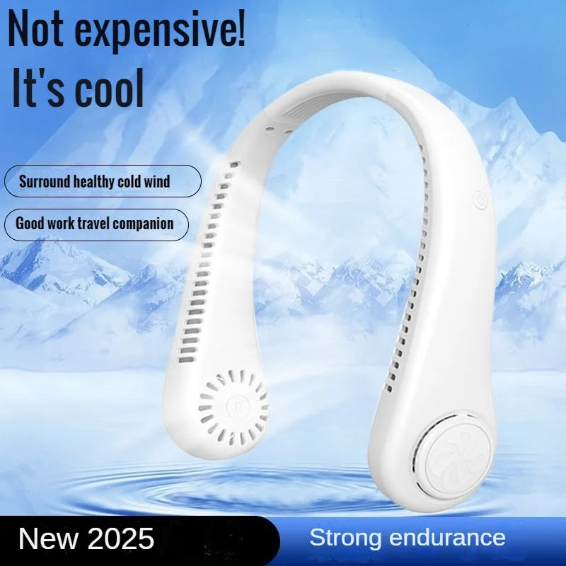AeroChill X™ Mini – Ventilateur de Cou Sans Pales, Ultra-Léger 248g, 3 Vitesses, Rechargeable