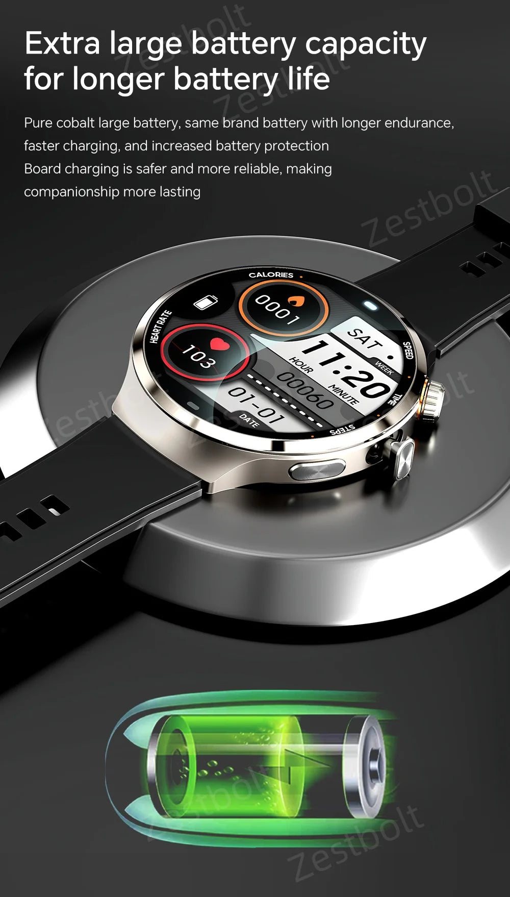 LunaWatch X™ Android Pro 4G – Smartwatch Android 13, SIM 4G, Caméra 8MP, GPS, WiFi, jusquà 10GB/512GB