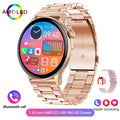 LunaWatch X™ Lady NFC – Montre Connectée Femme AMOLED 1.43", Always On, NFC, IP68, Acier, 9 Coloris