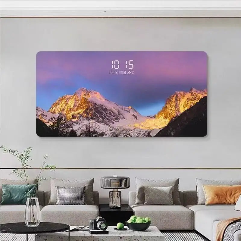 LumiWall™ – Applique Murale LED en Bois, Dimmable, Télécommande, Style Moderne