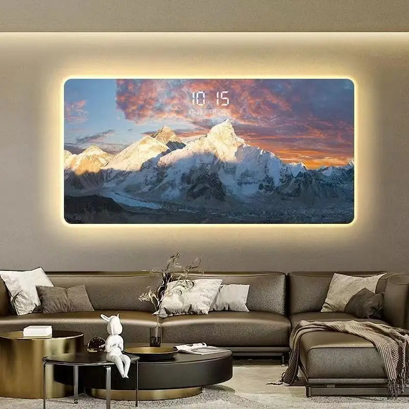 LumiWall™ – Applique Murale LED en Bois, Dimmable, Télécommande, Style Moderne