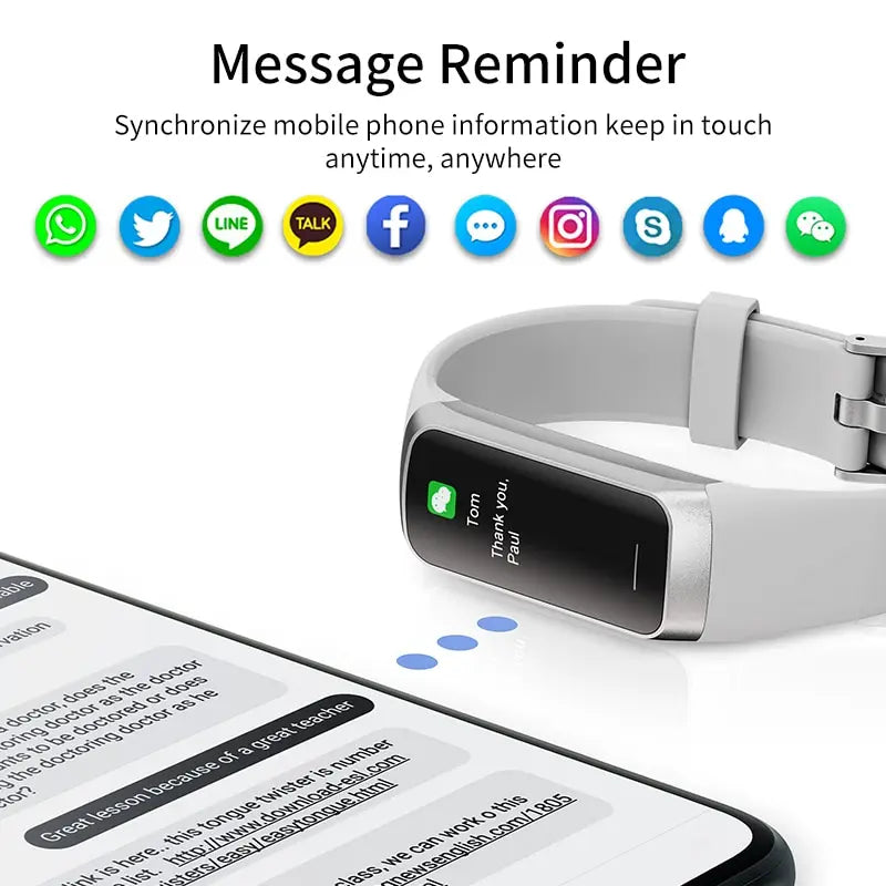 LunaFit X™ Aura – Bracelet Connecté AMOLED, IP67, FC, SpO2, 25+ Sports, 4 Coloris