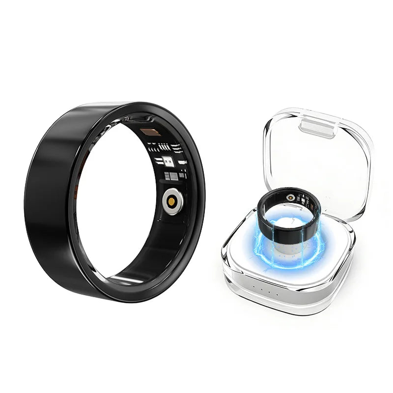 NovaRing X™ Titanium – Smart Ring, Titanium, HR, SpO2, Stress, IP68, 5-7 Days