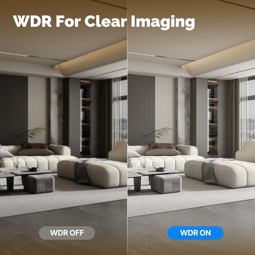 HomeGuard Pro™ – Caméra de Sécurité WiFi Intérieure 4MP, Rotation 360°, Vision Nocturne, Détection Mouvement & Son