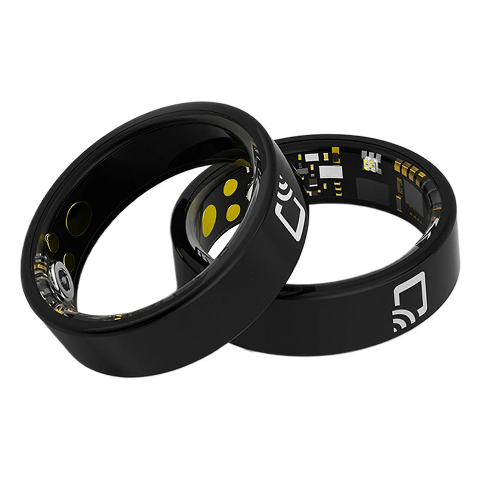 NovaRing X™ NFC Céramique – Bague Connectée NFC, FC, SpO2, 8 Sports, IP68 & 5ATM