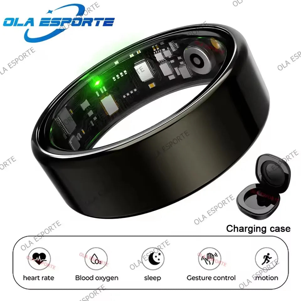 NovaRing X™ Call Pro – Bague Connectée Appels Bluetooth, FC, SpO2, 5ATM, 29 Langues