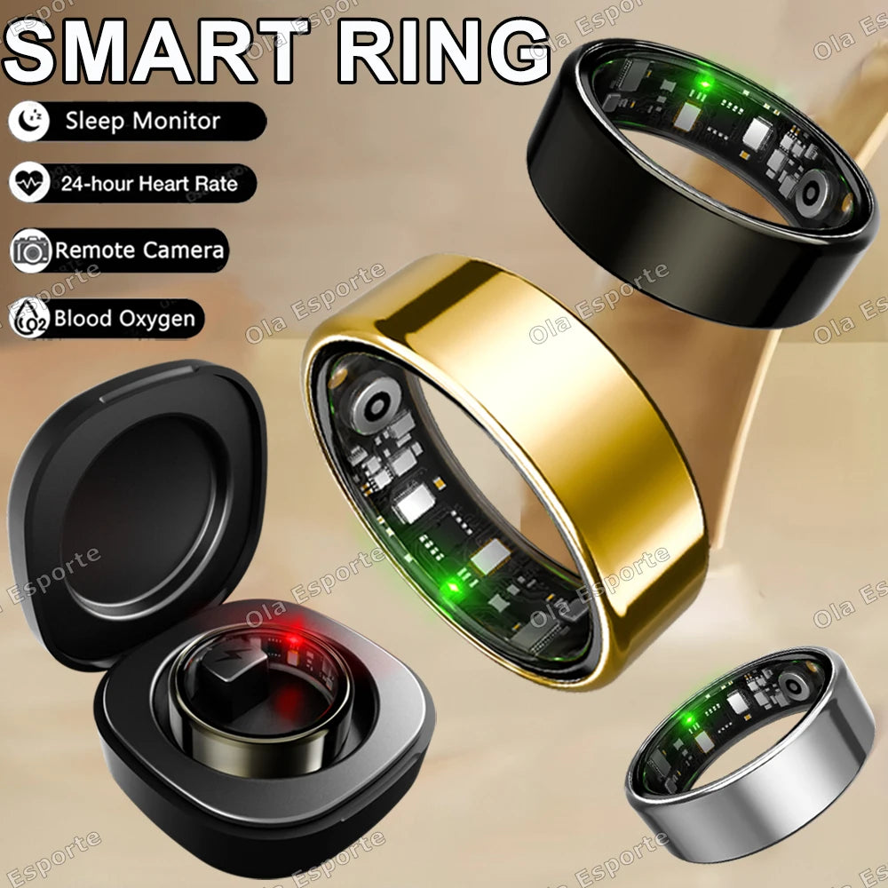 NovaRing X™ Sport Pro – Bague Connectée FC, SpO2, Sommeil, 8 Sports, IP68