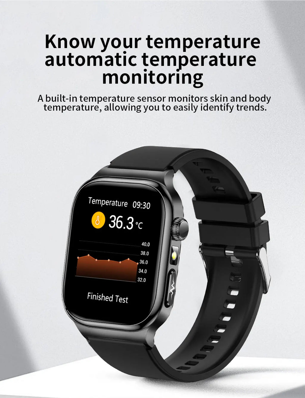 LunaWatch X™ Ultra Health Pro – Montre Connectée AMOLED 2.04", ECG, Saphir, IP68, 14-20 Jours, 13 Bracelets