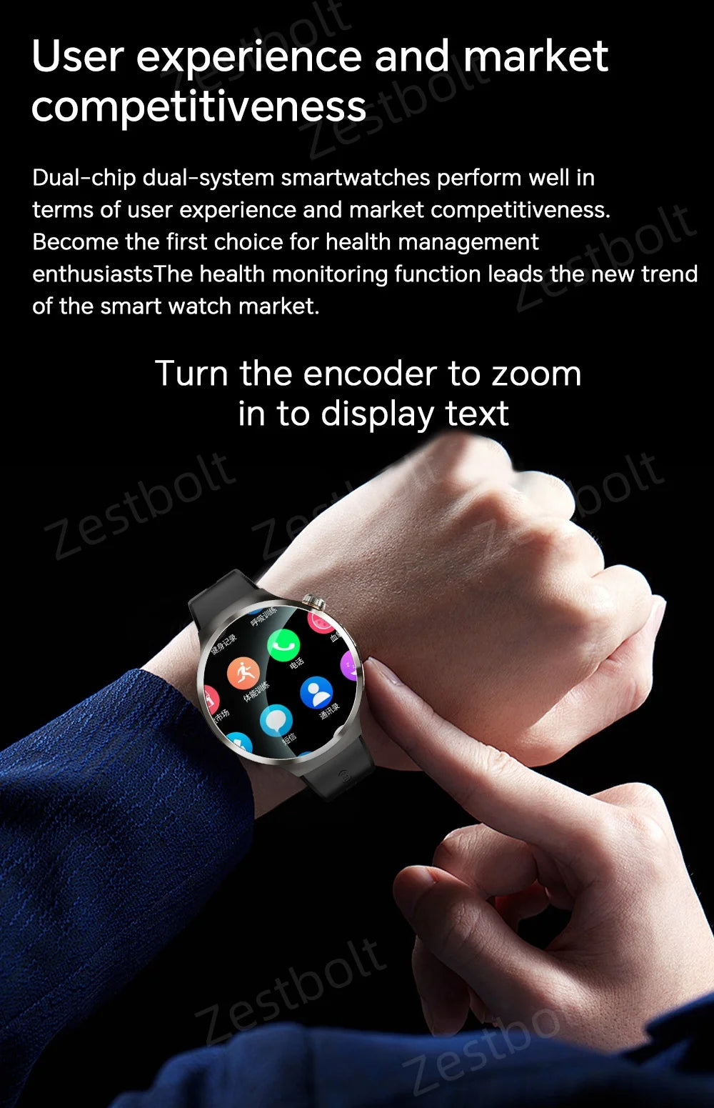 LunaWatch X™ Android Pro 4G – Smartwatch Android 13, SIM 4G, Caméra 8MP, GPS, WiFi, jusquà 10GB/512GB