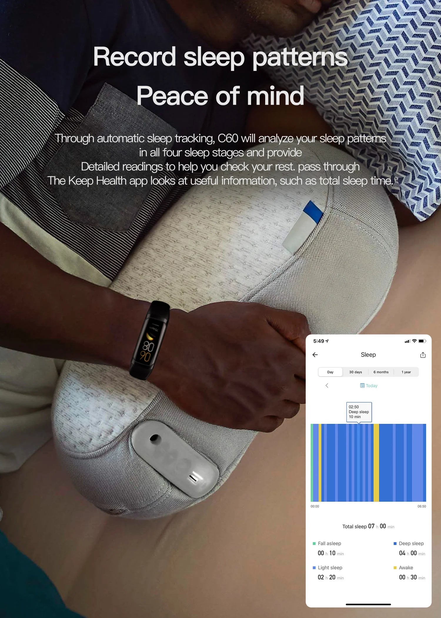 LunaFit X™ Pulse – Bracelet Connecté AMOLED, 3ATM 30m, Température, 25 Sports, 7 Jours, 4 Coloris