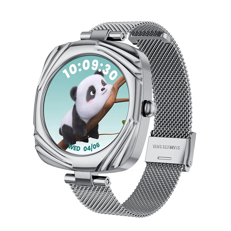 LunaWatch X™ Lady Slim – Montre Connectée Femme AMOLED 1.09", GPS, IP68, FC, SpO2, Appels BT
