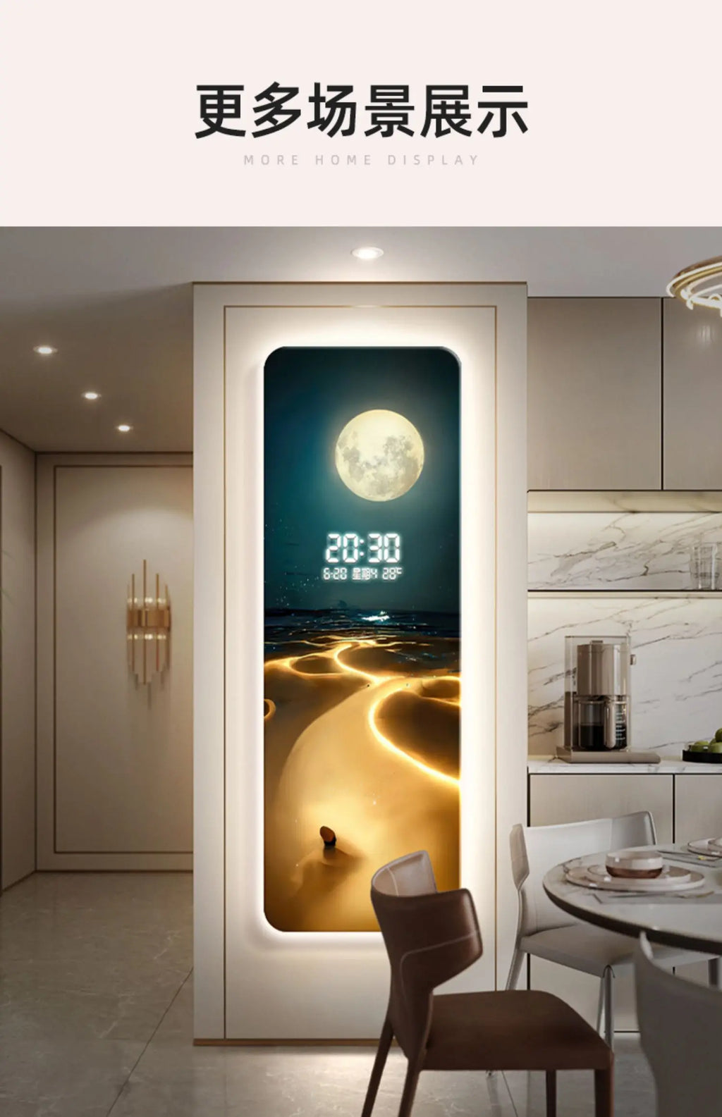Large Wall clock home decor items Interior living room digital clock wall noiseless gaming room Kitchen home decoration luxury