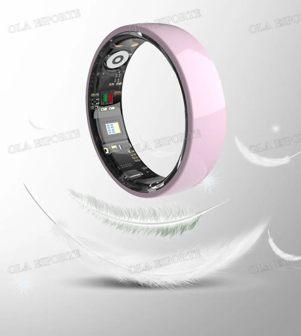 NovaRing X™ Céramique Pro – Bague Connectée Santé, Contrôle Gestuel, IP68 & 5ATM