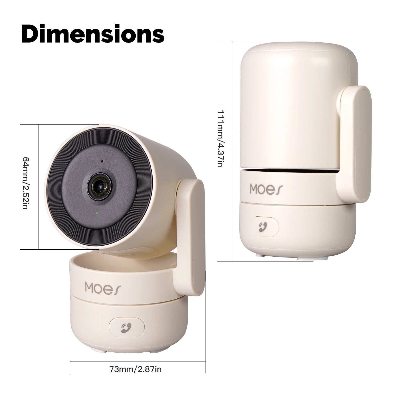HomeGuard Pro™ – Caméra de Sécurité WiFi Intérieure 4MP, Rotation 360°, Vision Nocturne, Détection Mouvement & Son