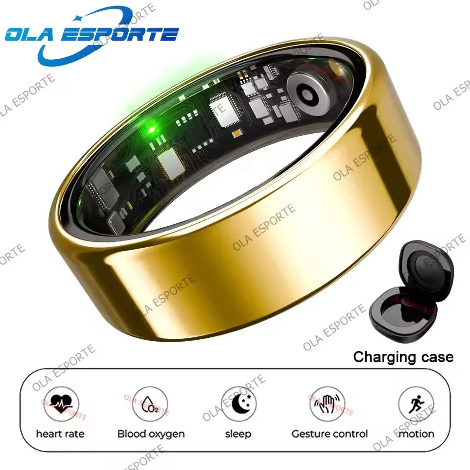 NovaRing X™ Call Pro – Bague Connectée Appels Bluetooth, FC, SpO2, 5ATM, 29 Langues