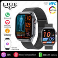 LunaWatch X™ Pro 2.04" – Montre Connectée AMOLED, ECG, NFC, Composition Corporelle, IP68, 7 Bracelets