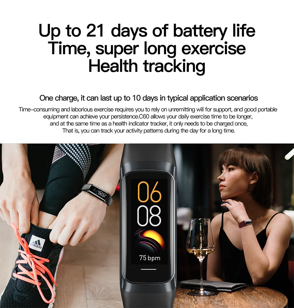 LunaFit X™ Aura – Bracelet Connecté AMOLED, IP67, FC, SpO2, 25+ Sports, 4 Coloris