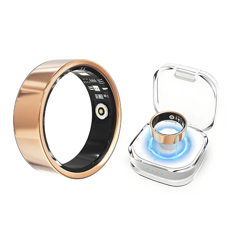 NovaRing X™ Titanium – Bague Connectée Titane, FC, SpO2, Stress, IP68, 5-7 Jours