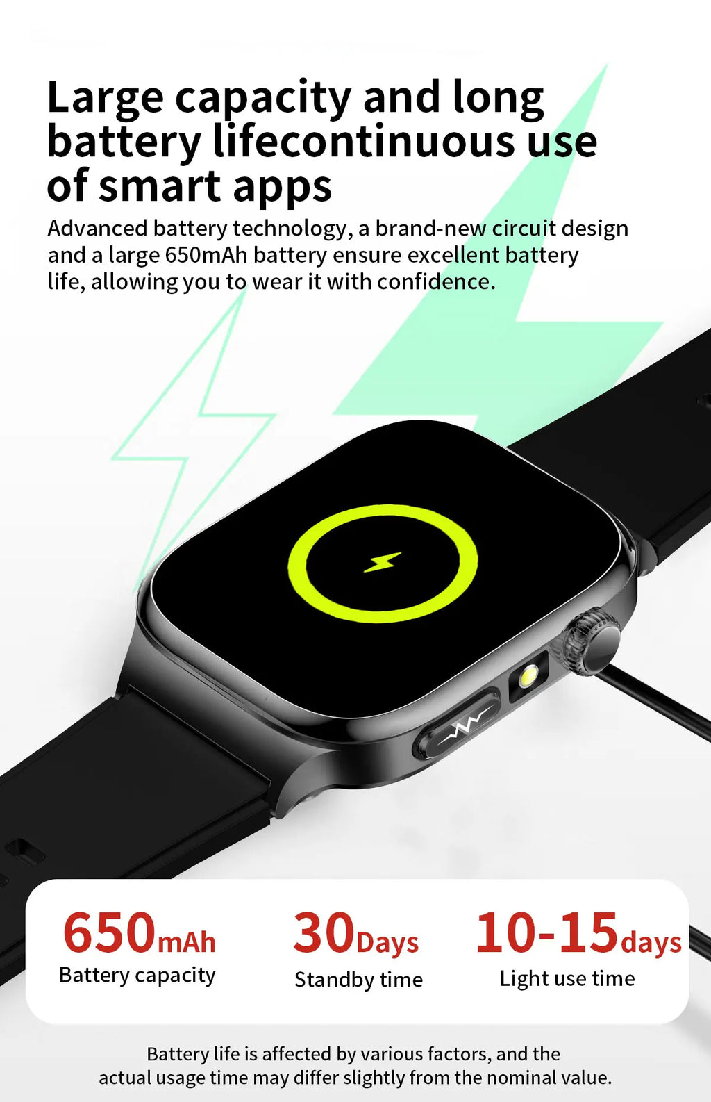 LunaWatch X™ Ultra Health – Montre Connectée AMOLED 2.04", ECG, Analyse Corporelle, Verre Saphir, IP68, 14 Bracelets
