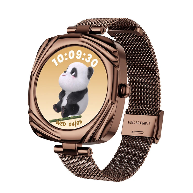 LunaWatch X™ Lady Slim – Montre Connectée Femme AMOLED 1.09", GPS, IP68, FC, SpO2, Appels BT