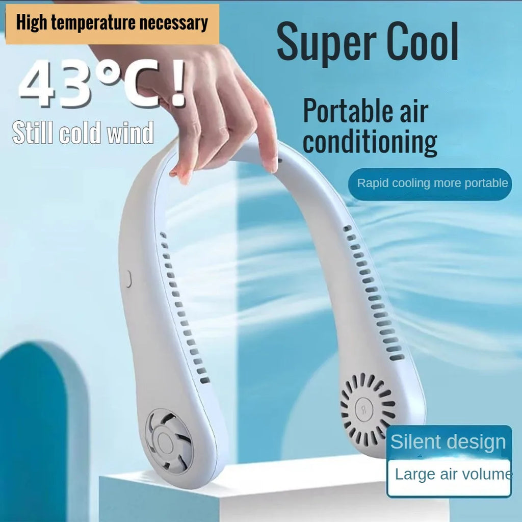 AeroChill X™ Mini – Ventilateur de Cou Sans Pales, Ultra-Léger 248g, 3 Vitesses, Rechargeable