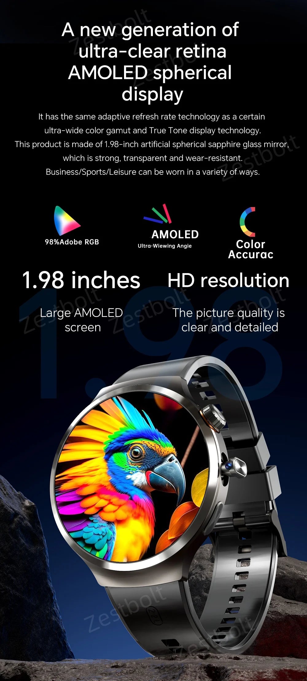 LunaWatch X™ Android Pro 4G – Smartwatch Android 13, SIM 4G, Caméra 8MP, GPS, WiFi, jusquà 10GB/512GB