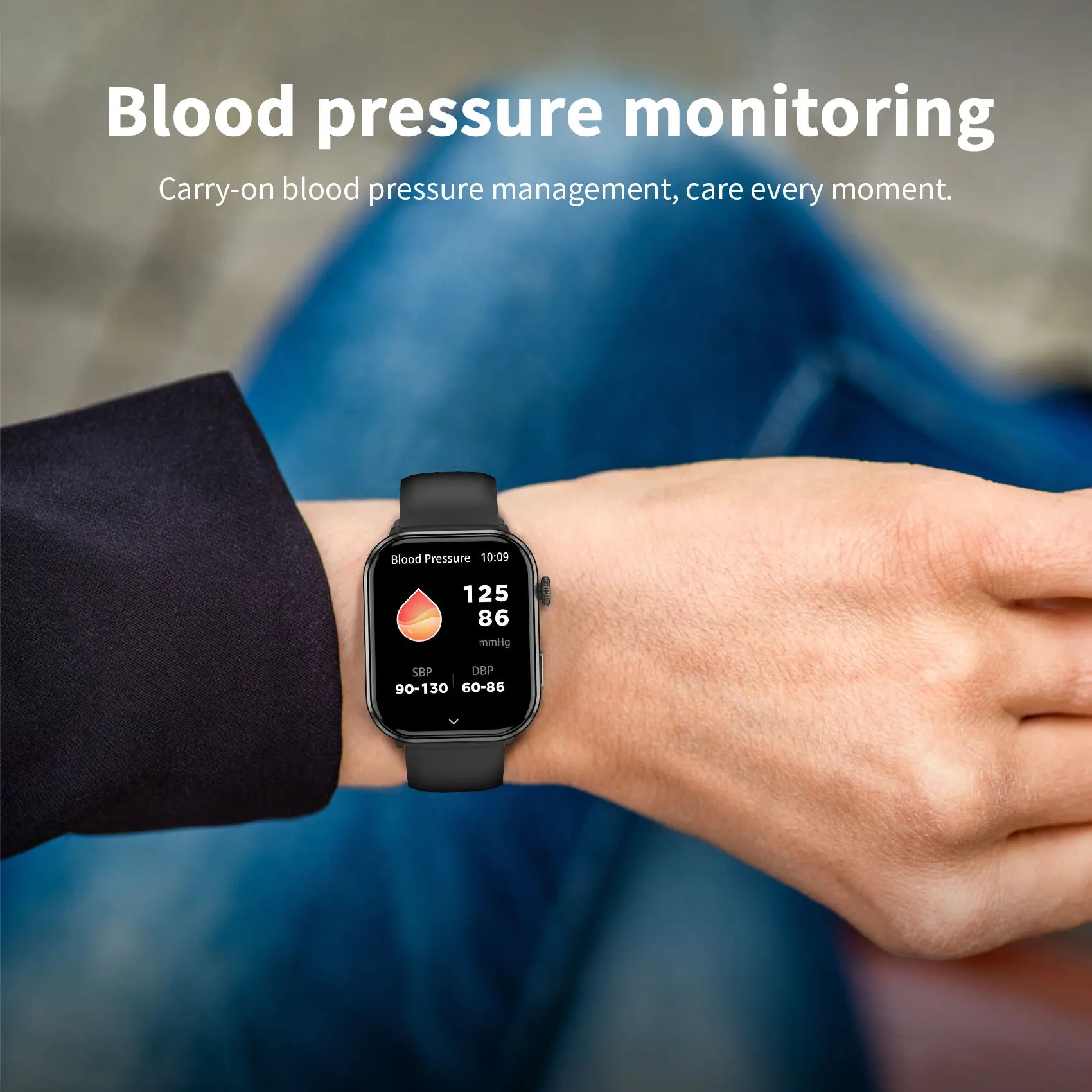 LunaWatch X™ Sport Elite – Montre Connectée AMOLED 1.96", 800mAh, Appels BT, SpO2, 3 Coloris