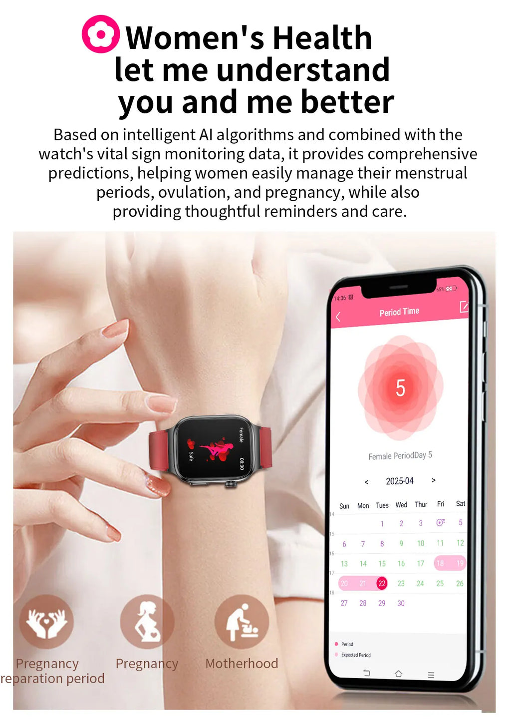 LunaWatch X™ Ultra Health Pro – Montre Connectée AMOLED 2.04", ECG, Saphir, IP68, 14-20 Jours, 13 Bracelets