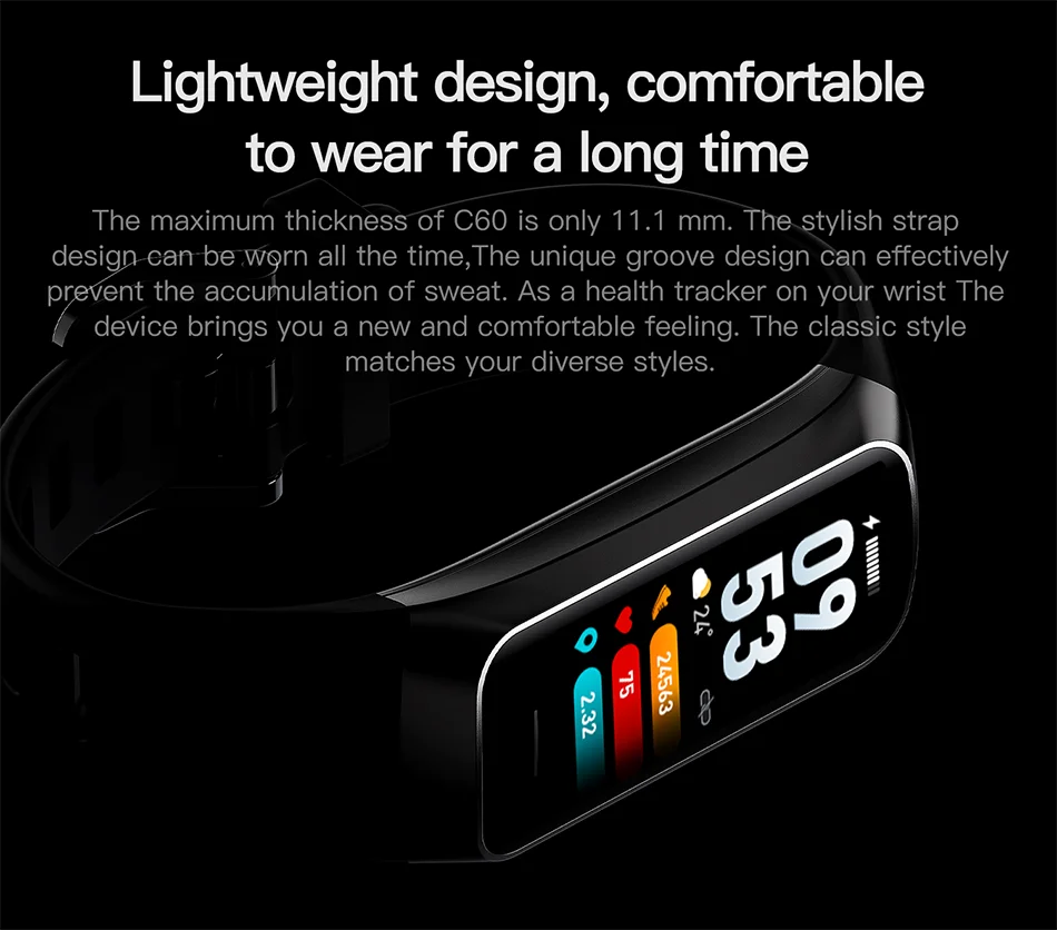 LunaFit X™ Aura – Bracelet Connecté AMOLED, IP67, FC, SpO2, 25+ Sports, 4 Coloris