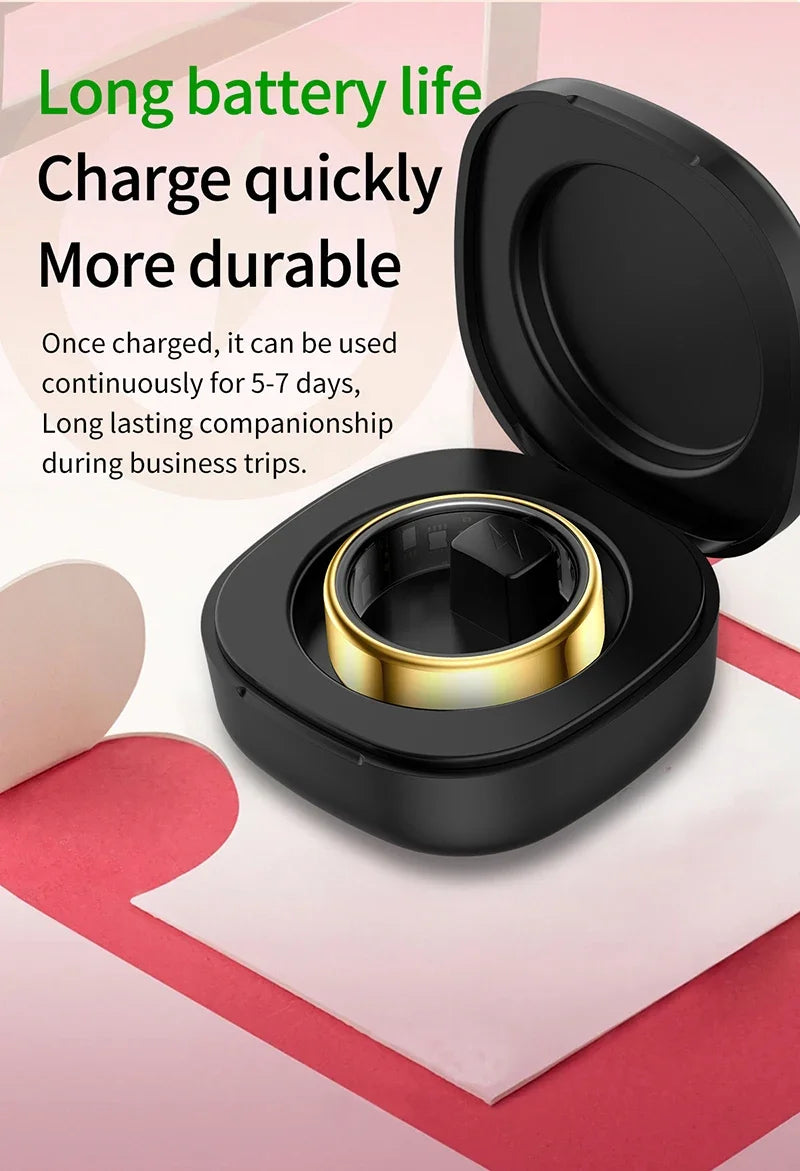 NovaRing X™ Fitness – Bague Connectée FC, SpO2, Sommeil, GPS, Bluetooth 5.3