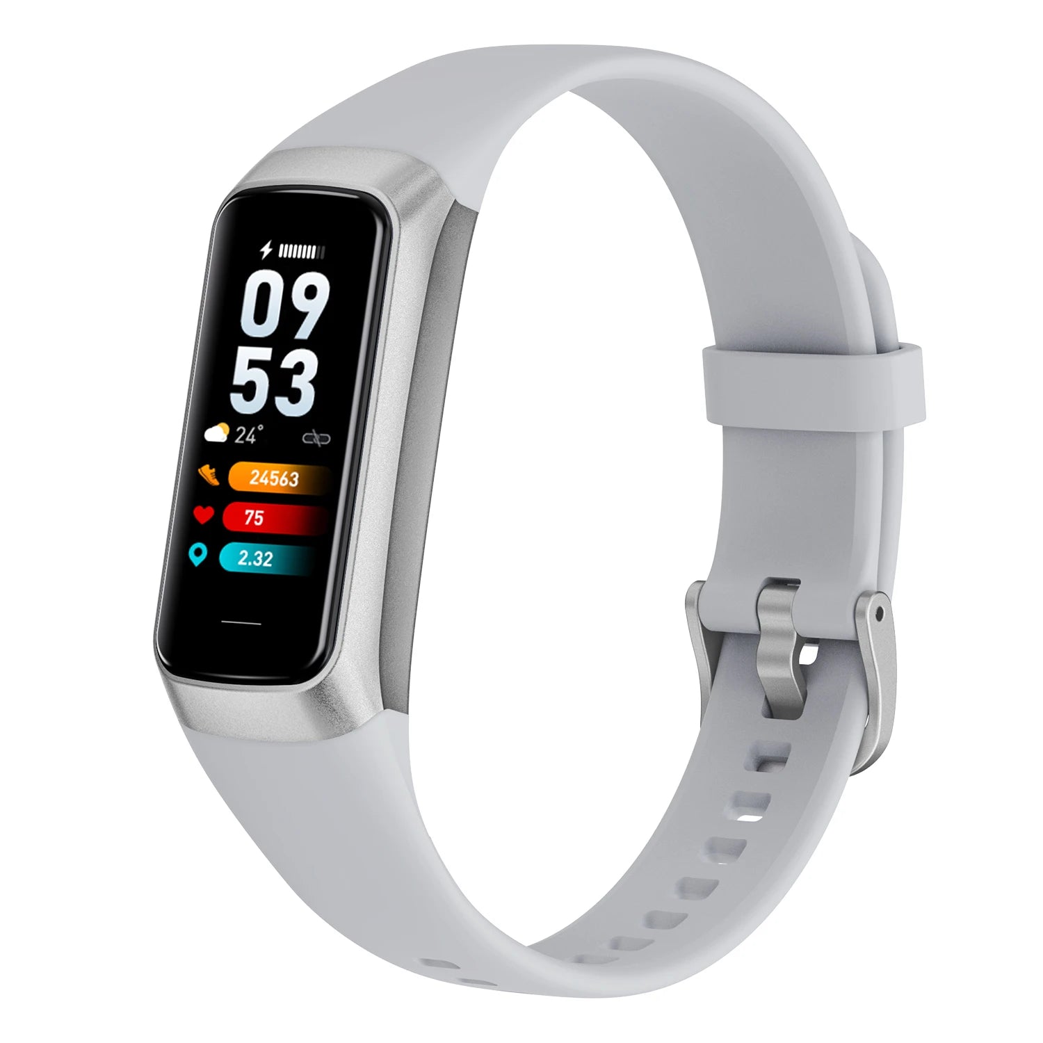 LunaFit X™ Pulse – Bracelet Connecté AMOLED, 3ATM 30m, Température, 25 Sports, 7 Jours, 4 Coloris