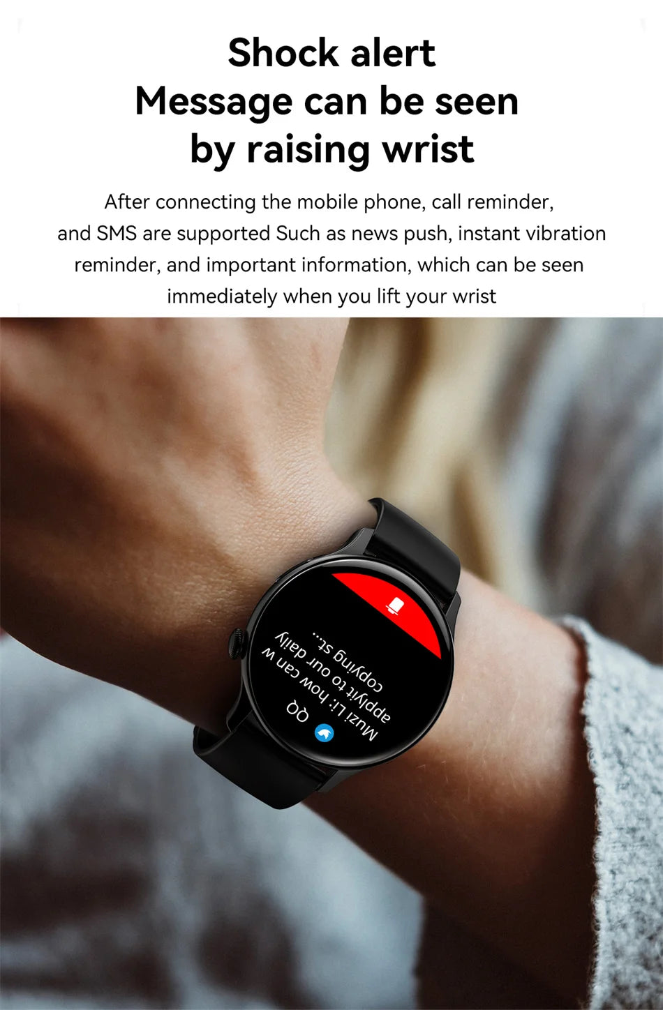 LunaWatch X™ Fashion AI – Montre Connectée AMOLED 1.43", NFC, GPS, IP68, Bracelet Acier, 9 Coloris