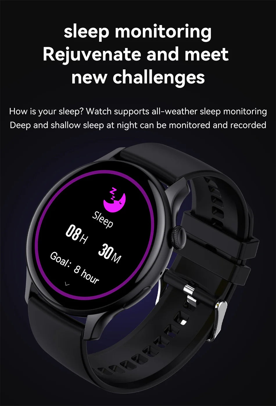 LunaWatch X™ Lady NFC – Montre Connectée Femme AMOLED 1.43", Always On, NFC, IP68, Acier, 9 Coloris