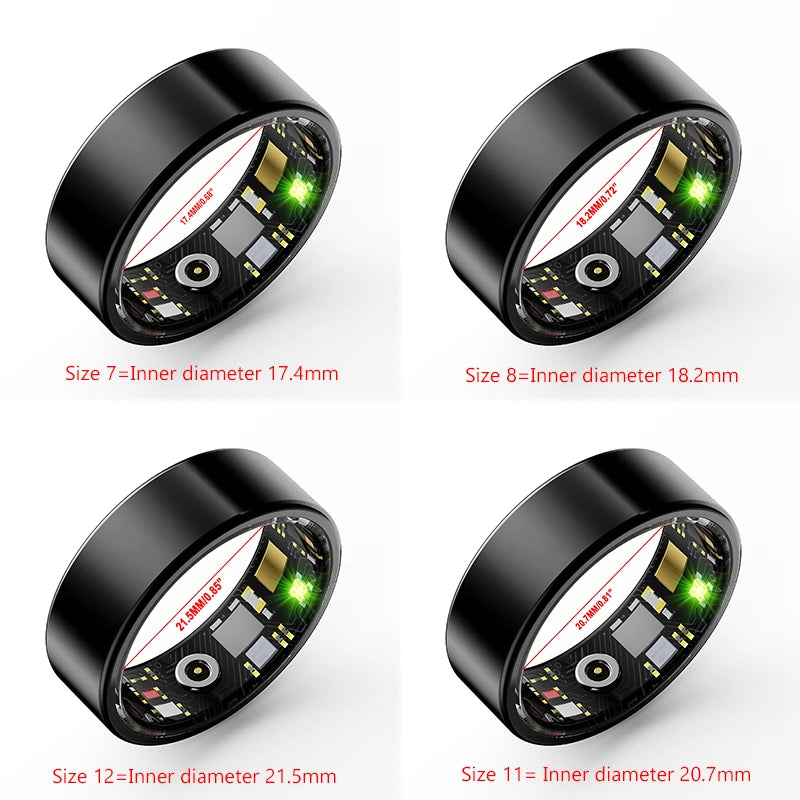 NovaRing X™ Fitness – Bague Connectée FC, SpO2, Sommeil, GPS, Bluetooth 5.3