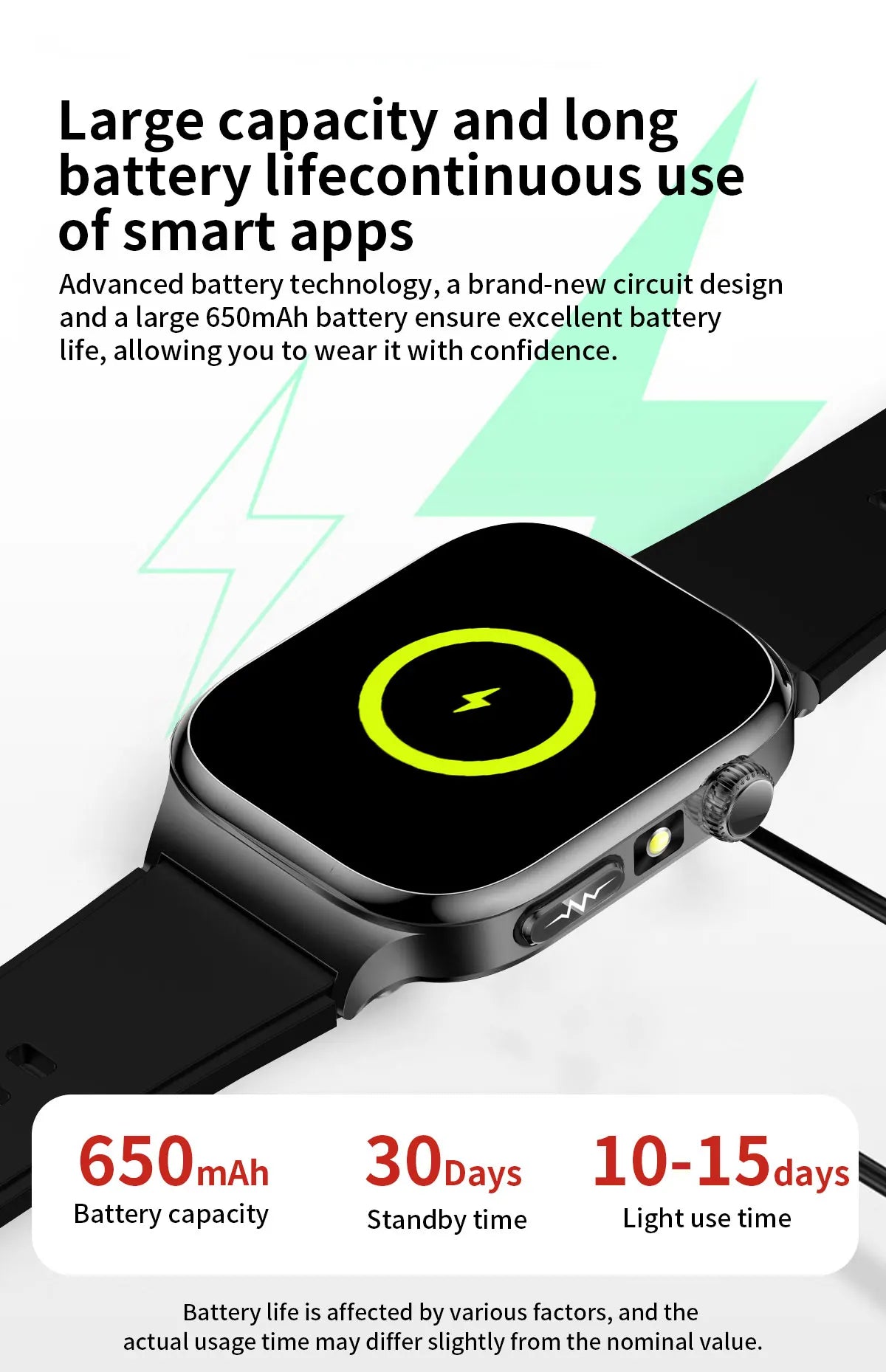 LunaWatch X™ Ultra Health Pro – Montre Connectée AMOLED 2.04", ECG, Saphir, IP68, 14-20 Jours, 13 Bracelets