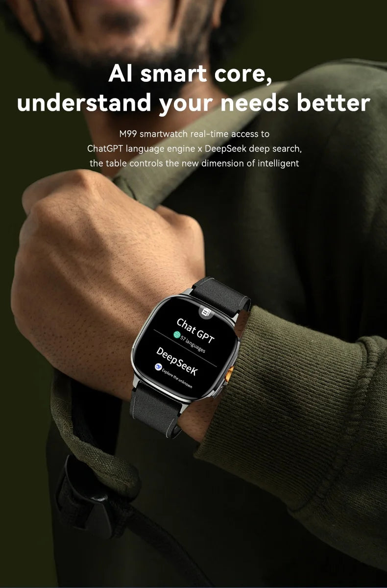 LunaWatch X™ Pro 5G – Smartwatch Android 10, Écran AMOLED 2,4", Caméra 8MP Rotative, SIM 4G/5G, GPS, WiFi